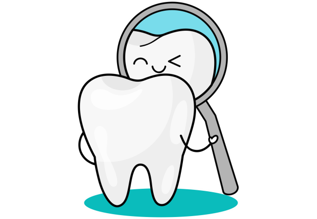 Autocollant Logo Dentiste Dent 3
