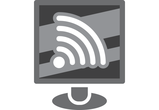 Autocollant Métier Informatique Wifi