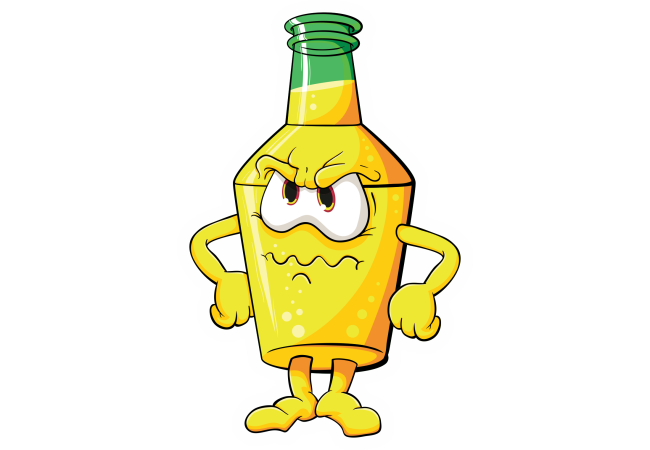 Autocollant Boisson Mascotte 3