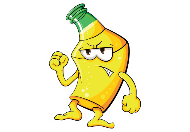 Autocollant Boisson Mascotte 5