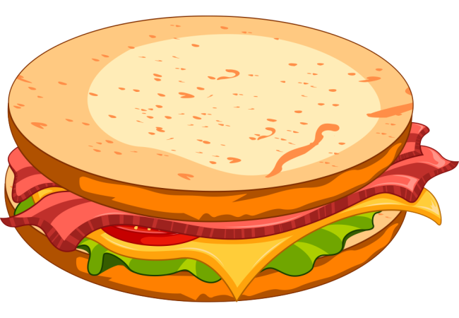 Autocollant Fast Food Hamburger 4