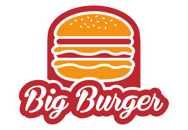 Autocollant Fast Food Big Burger