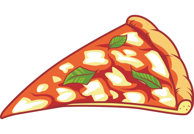 Autocollant Fast Food Part Pizza