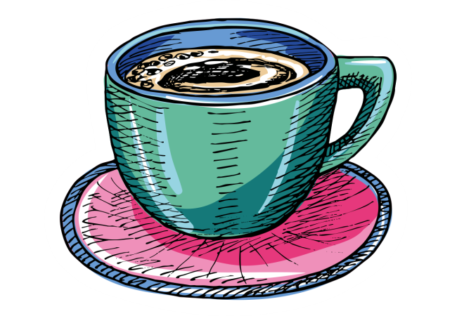 Autocollant Boisson Café Thé