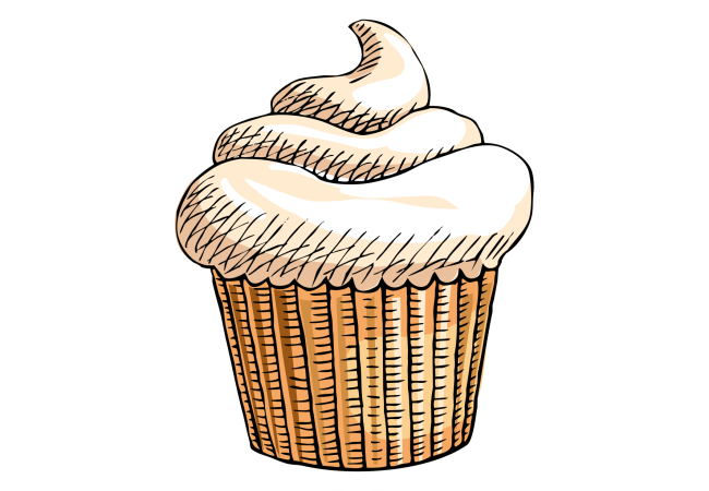 Autocollant Pâtisserie Cupcake 2