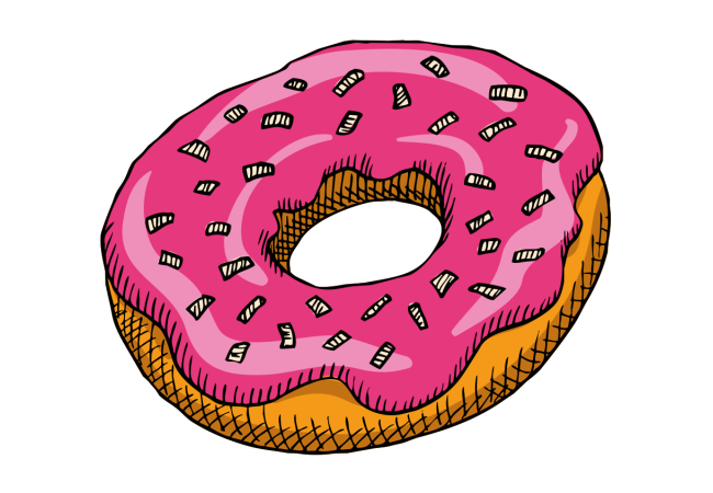 Autocollant Pâtisserie Donuts 3