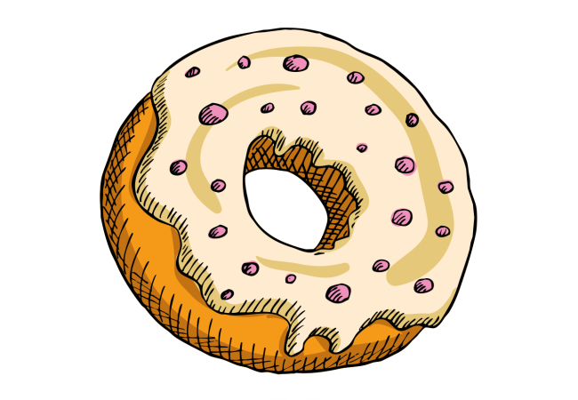 Autocollant Pâtisserie Donuts 6