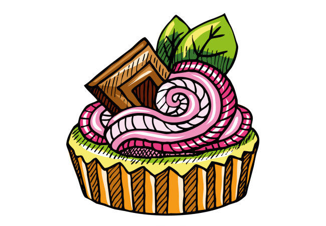 Autocollant Pâtisserie Gâteau 13