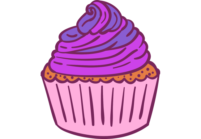 Autocollant Pâtisserie Cupcake 11