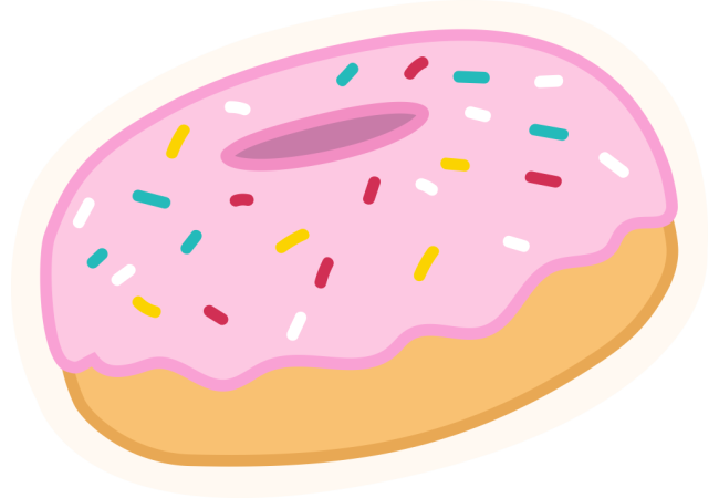 Autocollant Pâtisserie Donuts 8