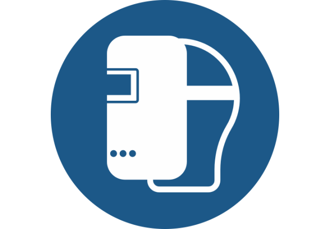 M019- ISO 7010 - Panneau Masque de soudage obligatoire