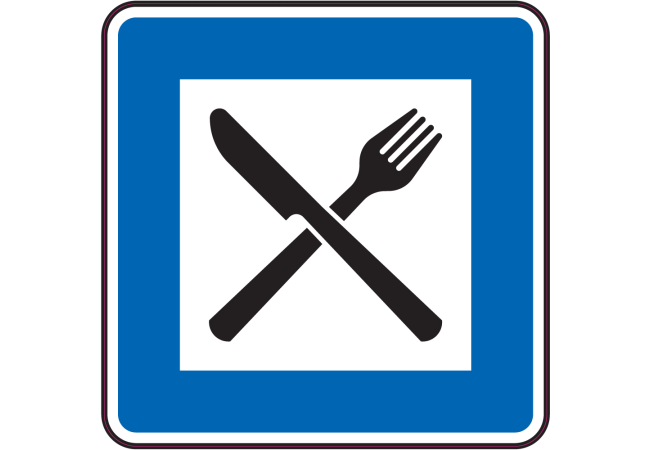 Autocollant Indication Restauration