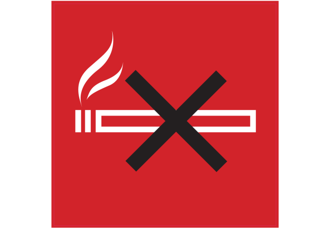Autocollant Indication Interdiction De Fumer