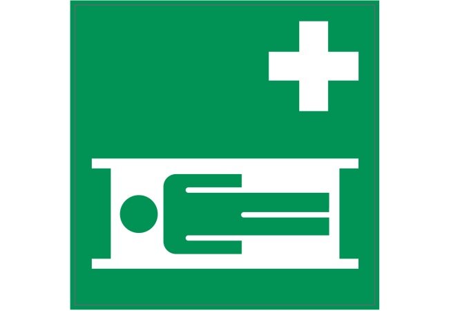 Autocollant Indication Infirmerie 2