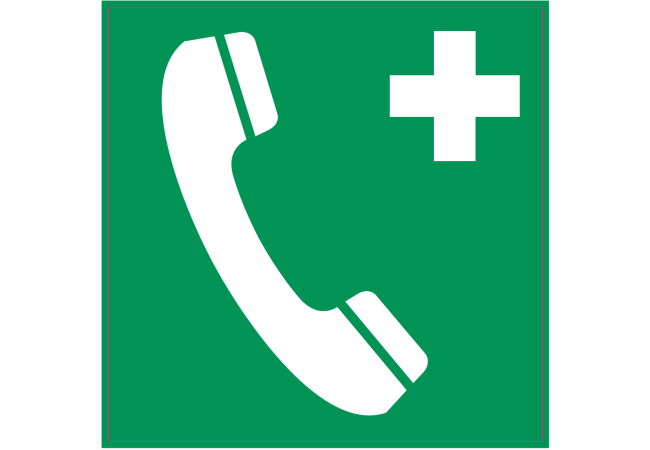 Autocollant Indication Téléphone 2
