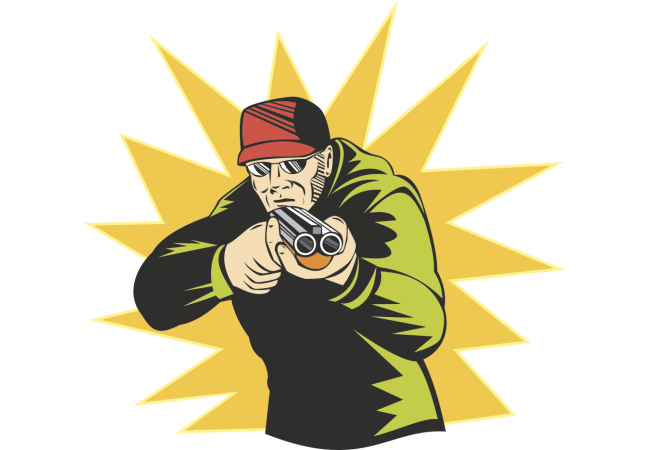 Autocollant Chasseur 