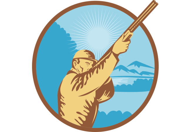 Autocollant Chasseur Tir 2
