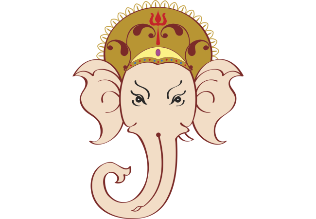 Autocollant Zen Ganesh 3