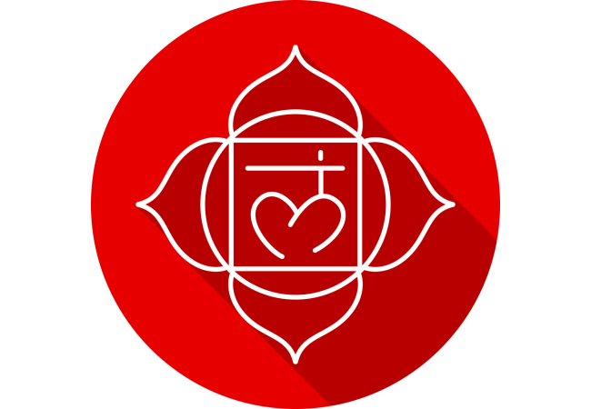 Autocollant Zen Chakra Muladhara