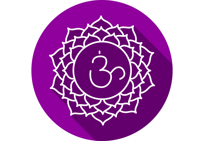 Autocollant Zen Chakra Sahasrara