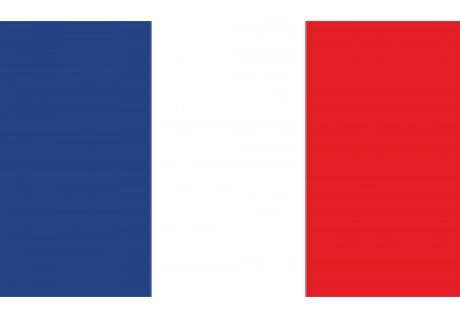Autocollant Drapeau Francais