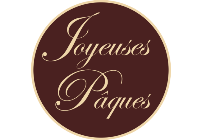 Sticker Joyeuses Paques Luxe
