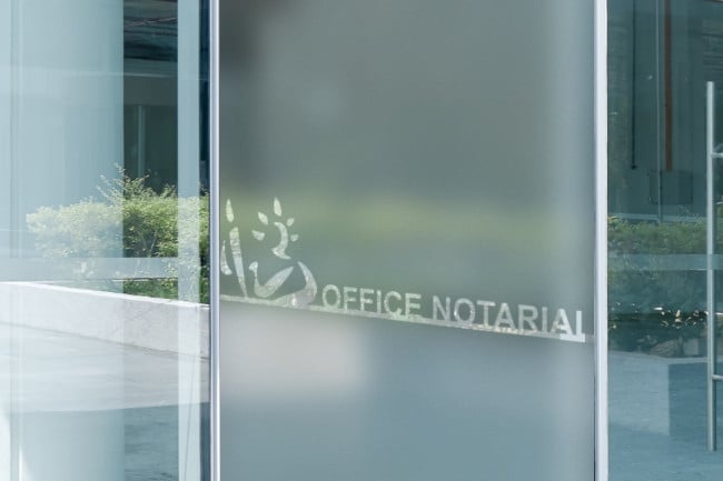 Sticker Office Notarial Logo Depoli