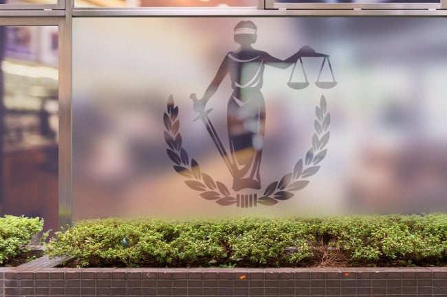 Sticker Logo Justice Dépoli