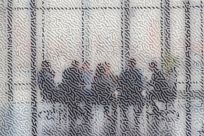 Sticker Motif Labyrinthe Depoli