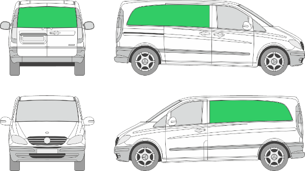 Mercedes Benz Vito L1H1 (2003-2009)