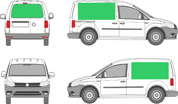Volkswagen Caddy L1H1 (2003-2019)