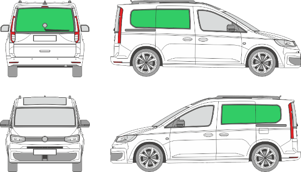 Volkswagen Caddy L1H1 (2020-2021)