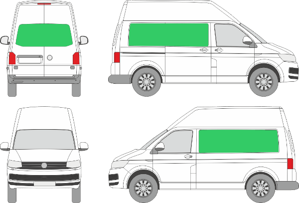 Volkswagen Transporter L1H3 (2009-2021)