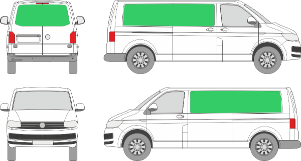 Volkswagen Transporter L2H1 (2009-2021)