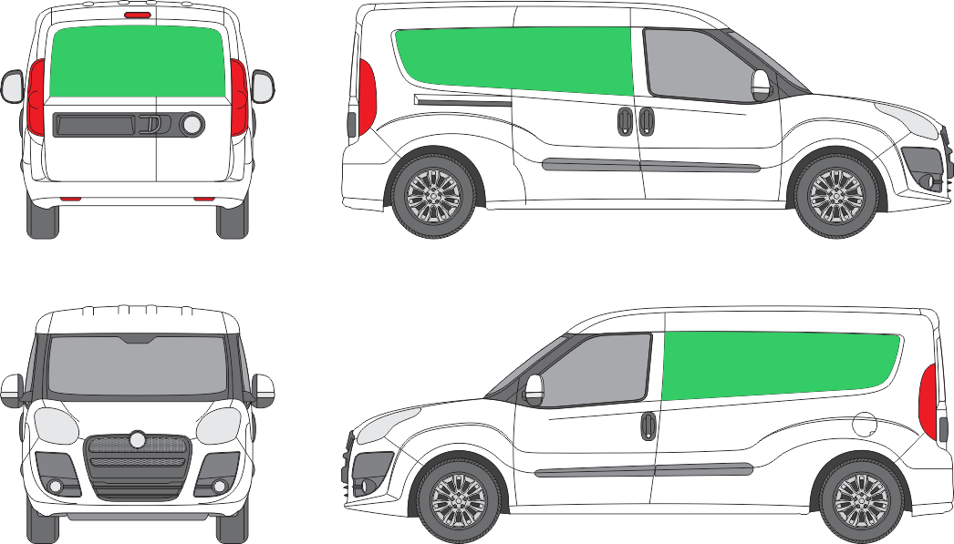 Fiat Doblo L2H1 (2010-2014)