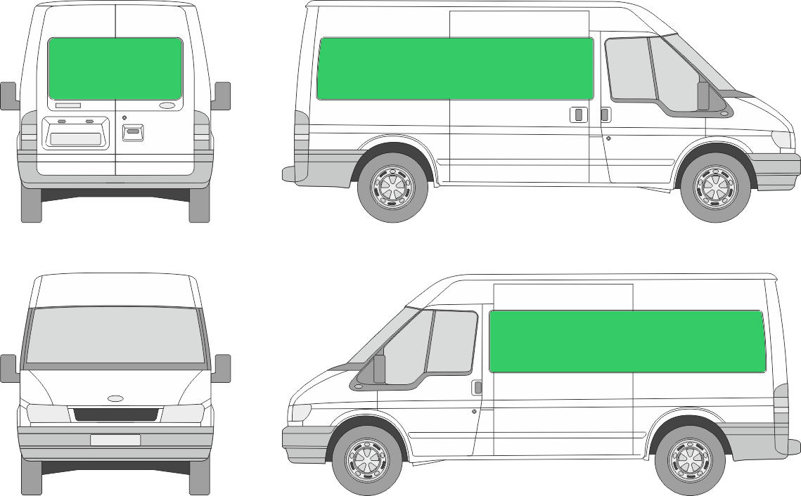 Ford Transit L2H2 (2000-2005)