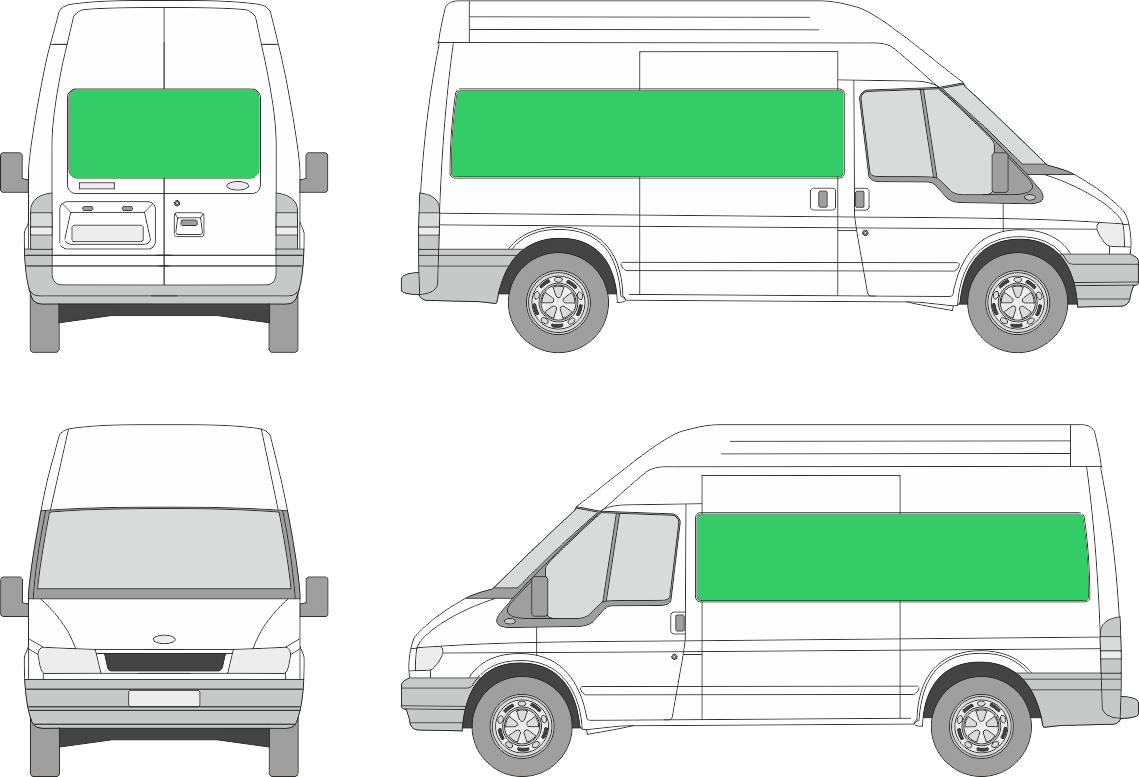 Ford Transit L2H3 (2000-2005)