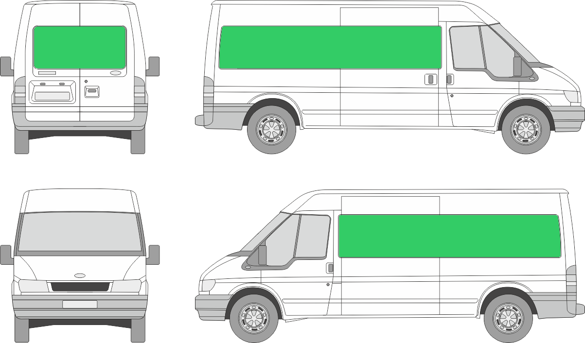 Ford Transit L3H2 (2000-2005)
