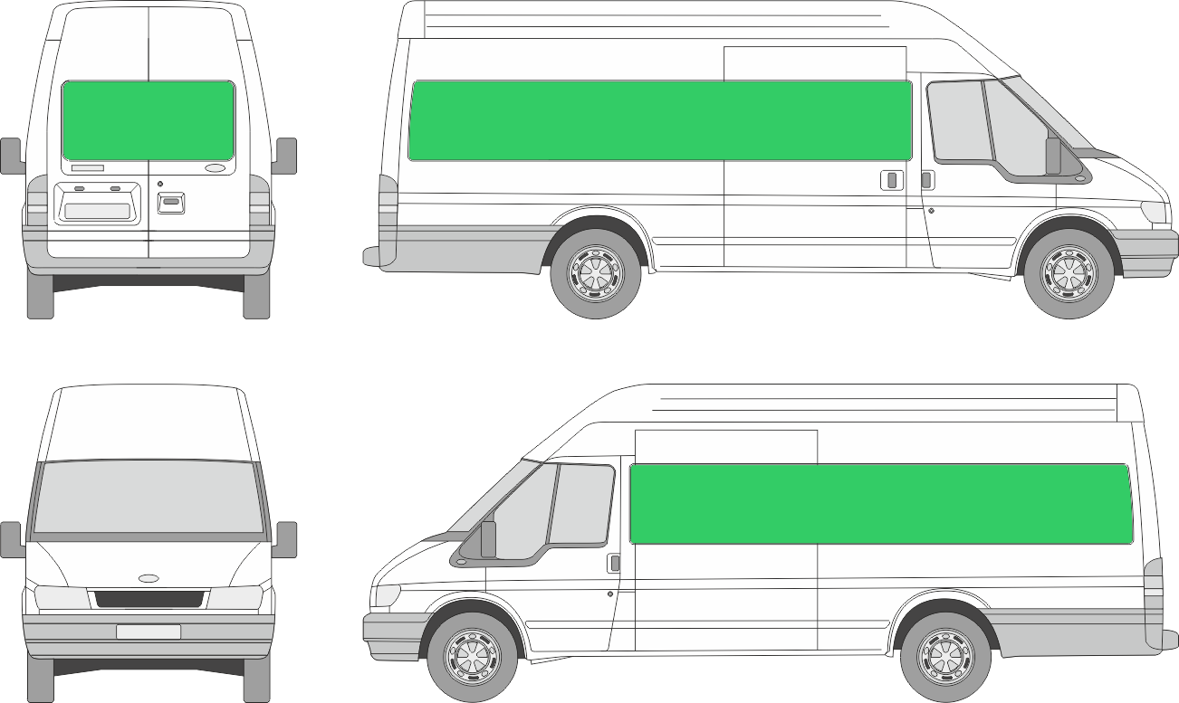Ford Transit L4H3 (2000-2005)
