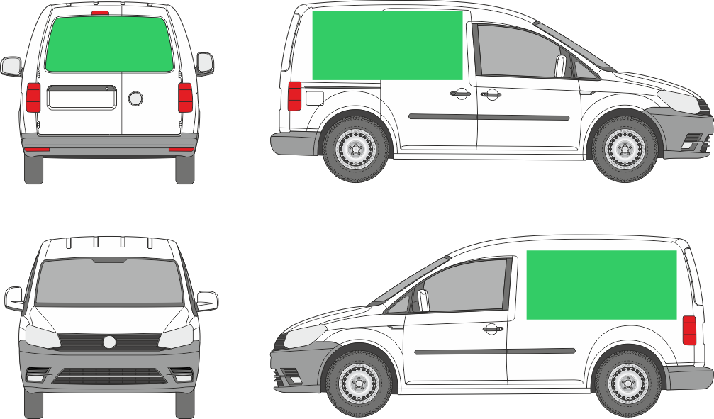 Volkswagen Caddy L1H1 (2003-2019)