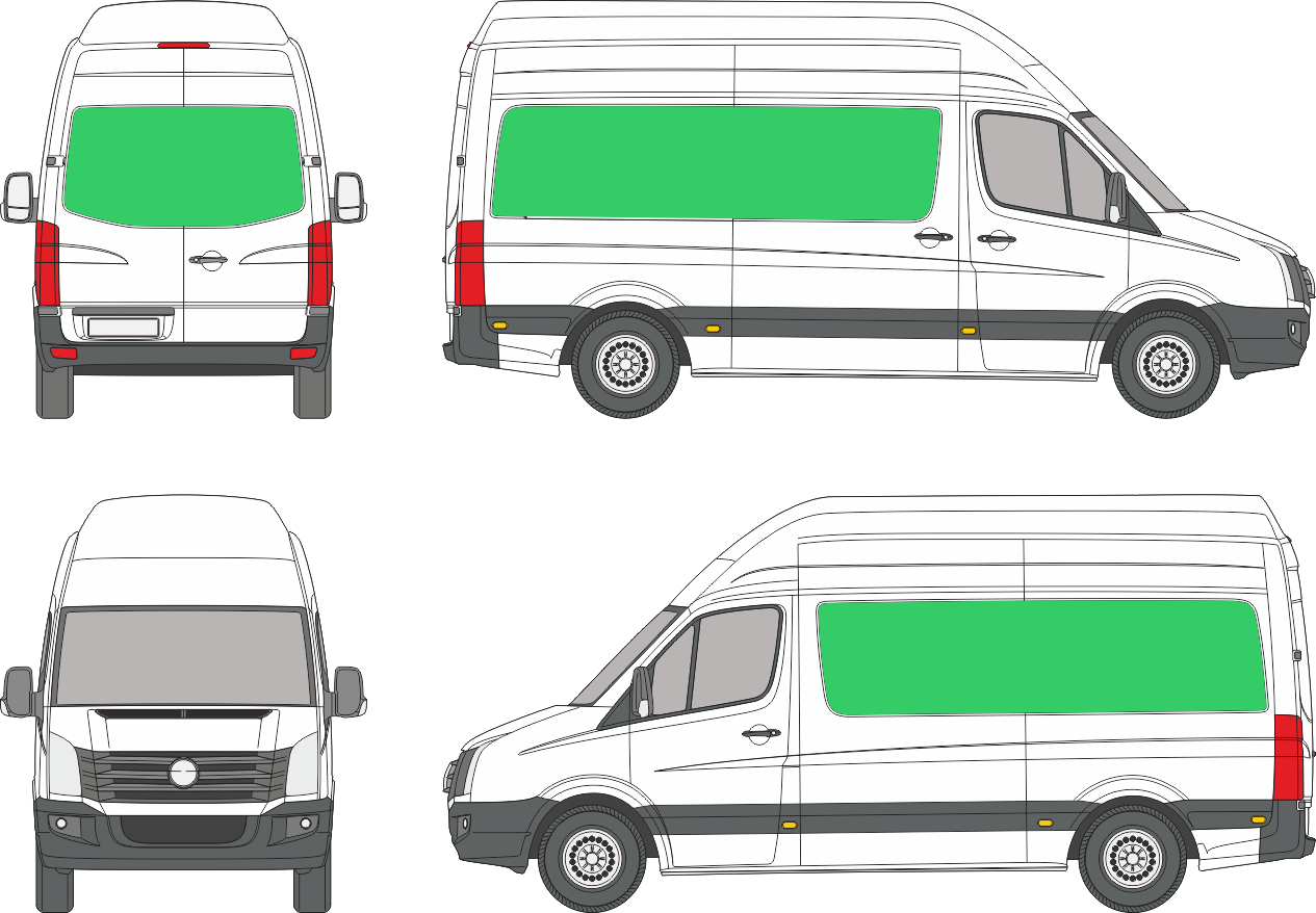 Volkswagen Crafter L1H4 (2006-2016)