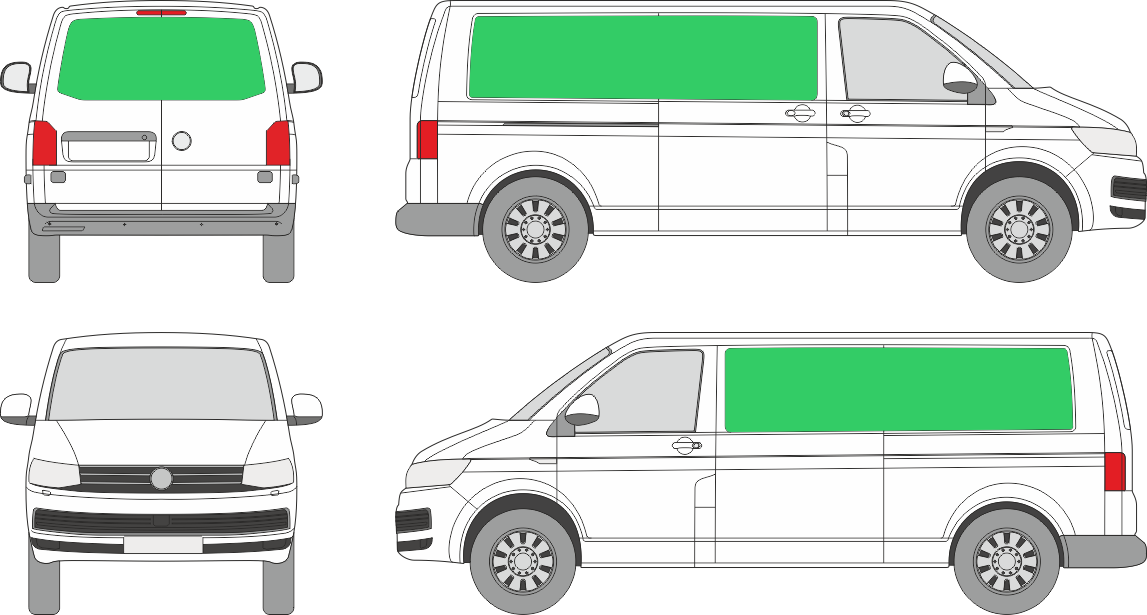Volkswagen Transporter L2H1 (2009-2021)