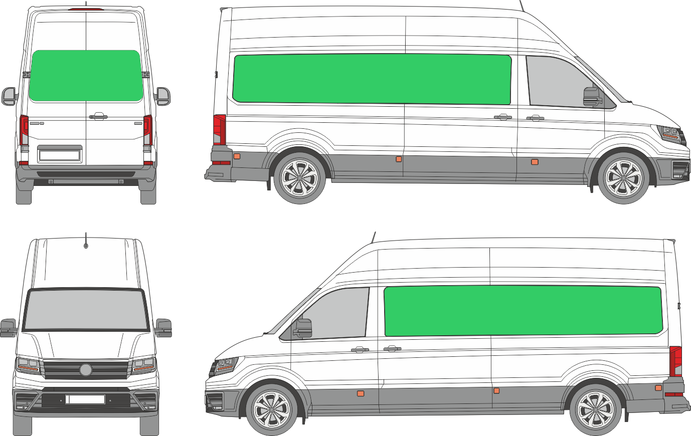 Volkswagen Crafter L3H4 (2017-2021)