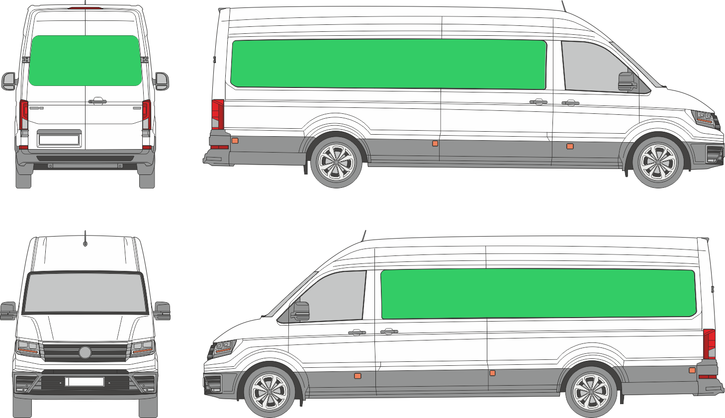 Volkswagen Crafter L4H3 (2017-2026)
