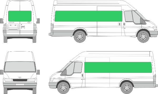 Ford Transit L4H3 (2000-2005)