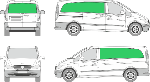 Mercedes Benz Vito L2H1 (2003-2009)