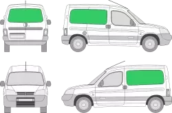 Citroën Berlingo L1H1 (2005-2007)