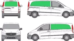 Mercedes Benz Vito L1H1 (2010-2013)