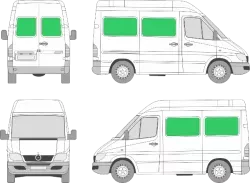 Mercedes Benz Sprinter L1H2 (2000-2005)