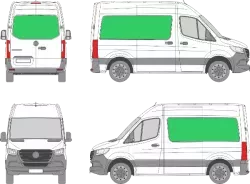 Mercedes Benz Sprinter L1H2 (2018-2026)